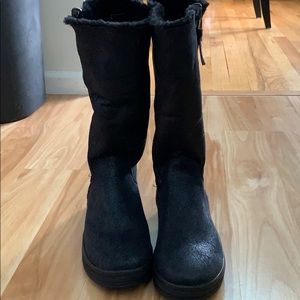 Bass mid calf boots 7.5 Black